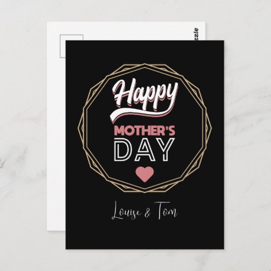 Happy Mother's Day Postkarte (Vorne/Hinten)