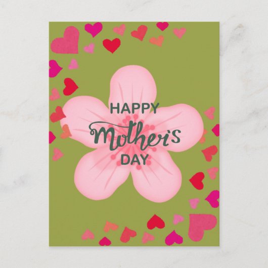 HAPPY MOTHERS DAY  POSTKARTE (Vorderseite)