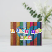 Happy Mother's Day Postkarte (Stehend Vorderseite)