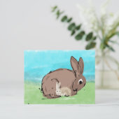 Happy Mother's Day Postkarte (Stehend Vorderseite)