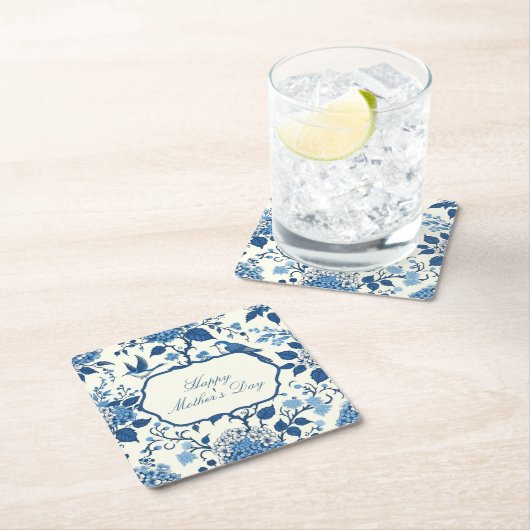 Happy Mother's Day Rechteckiger Pappuntersetzer (Vor Ort)