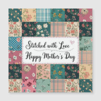 Happy Mother's Day - Retro Niedliches Quilt Muster