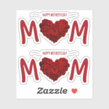 Happy Mother's Day Rose Herz Bouquet