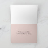 Happy Mother's Day Sailing Mountain Lake Adventure Karte (Innenseite)