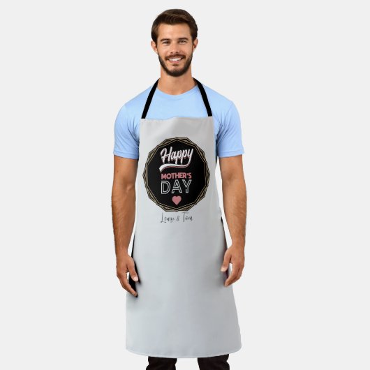 Happy Mother's Day Schürze (Getragen)