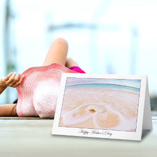 Happy Mother's Day Seashell Beach Card Karte