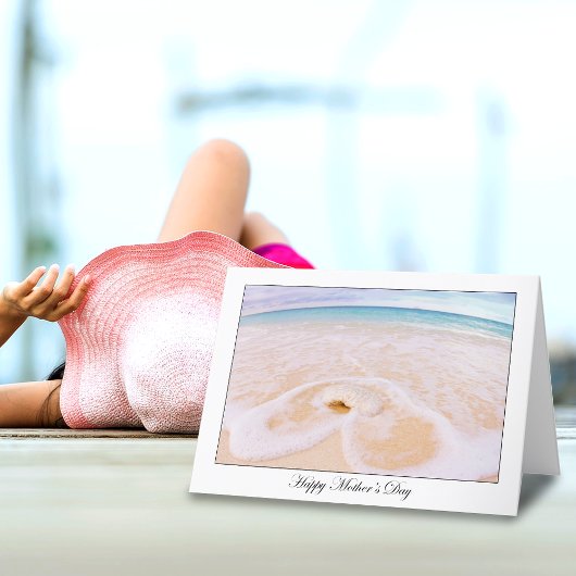 Happy Mother's Day Seashell Beach Card Karte