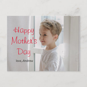 Happy Mother's day simple sweet kind Foto Postkarte