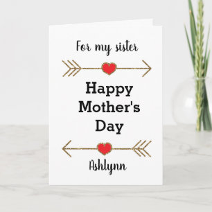 Happy Mother's Day Sister Karte
