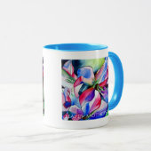 Happy Mother's Day Spring Azalea Blume Tasse (VorderseiteRechts)