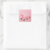 Happy Mother's Day Square Sticker (Tasche)
