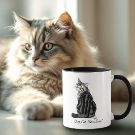 Happy Mother's Day Tabby Cat Tasse