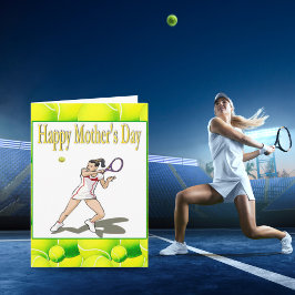 Happy Mother's Day Tennis Mama Card Karte