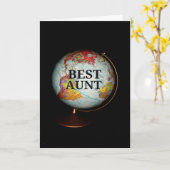 "Happy Mother's Day to the Best Tunt on Earth" Aut Karte (Gelbe Blume)