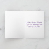 Happy Mother's Day Tulip Bouquet Karte (Innenseite)