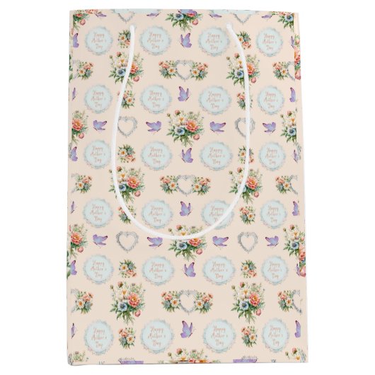 Happy Mother's Day Vanilla Mittlere Geschenktüte (Vorderseite)