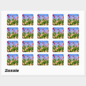 Happy Mother's Day Verschiedene Tulpen #3 Stickers (Blatt)
