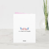 Happy Mother's Day Welsh Corgi Karte (Rückseite)