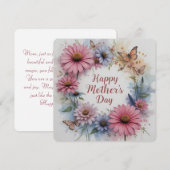 Happy Mother's Day Wildflowers (Vorne/Hinten)