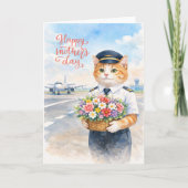 Happy Mother's Day with flowers from Pilot Karte (Vorderseite)