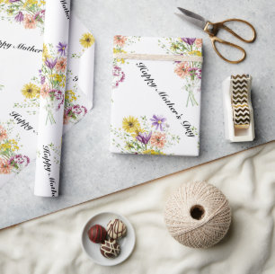 Happy Mothers day Wrapping Paper Geschenkpapier