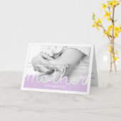 Happy Mother's Day wünscht Foto Mamas Day Lavender Karte (Gelbe Blume)