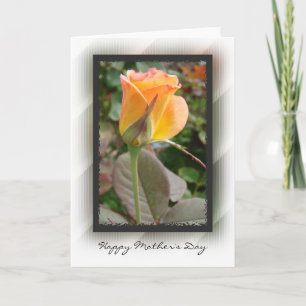 Happy Mother's Day Yellow Rose Card Karte