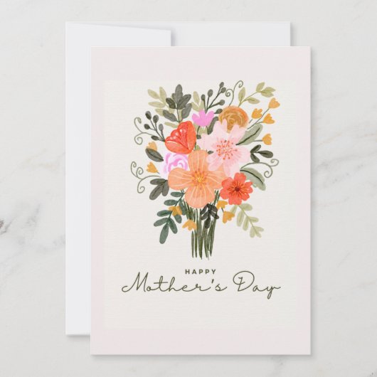 Happy mothersday feiertagskarte (Vorderseite)