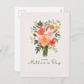 Happy mothersday feiertagspostkarte (Vorne/Hinten)