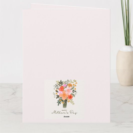 Happy mothersday karte (Rückseite)