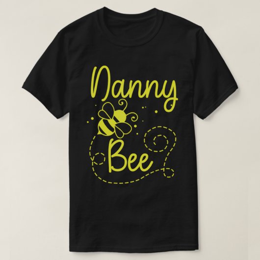 Happy Motheru2019s Day Nanny Bee Cute Men Women Fu T-Shirt (Design vorne)