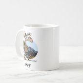 Happy Mountain Moose Kaffeetasse (Vorderseite Links)