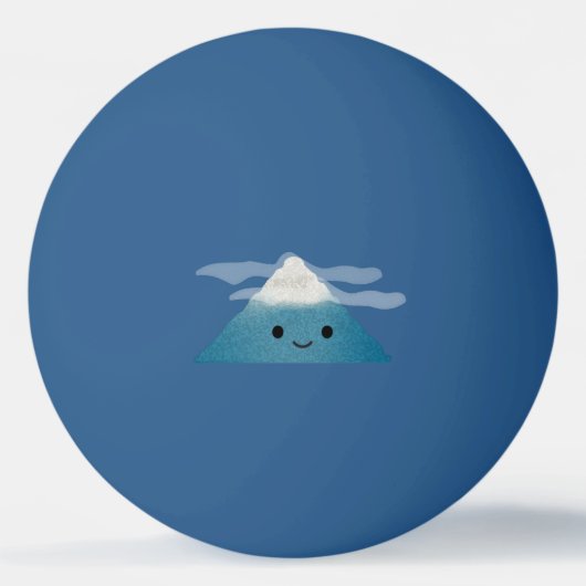 HappY Mountain Tischtennisball (Vorderseite)
