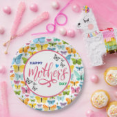 Happy Mthers Day Butterfells Pappteller (Party)