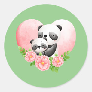 Happy Mthers Day for Best Mother Runder Aufkleber