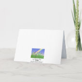 Happy Mthers Day for Sister Spring Flowers Karte (Rückseite)