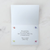 Happy Mthers Day for Sister Spring Flowers Karte (Innenseite)