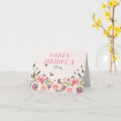 Happy Mthers Day Grußkarte Blume Karte (Gelbe Blume)