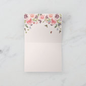 Happy Mthers Day Grußkarte Blume Karte (Innenseite)