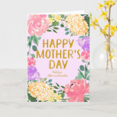 Happy Mthers Day Holiday Karte (Gelbe Blume)