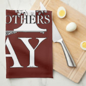 Happy Mthers Day Kitchen Handtuch (Viertel Falte)