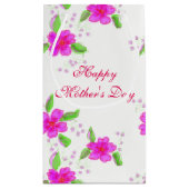 Happy Mthers Day Kleine Geschenktasche Geschenktüte (Rückseite)