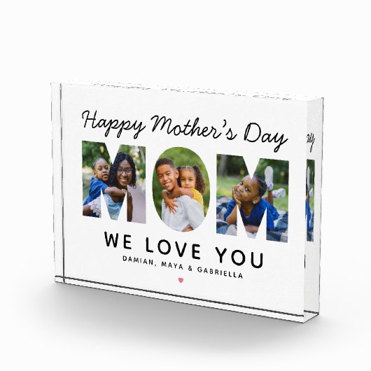 Happy Mthers Day Mama Custom Collage Fotoblock (Rechts)