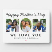 Happy Mthers Day Mama Custom Foto Collage Fotoplatte (Vorderseite)