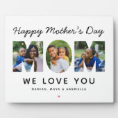 Happy Mthers Day Mama Custom Foto Collage Fotoplatte (Vorderseite)
