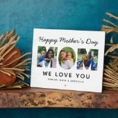 Happy Mthers Day Mama Custom Foto Collage Fotoplatte (Seite)