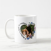 Happy Mthers Day Mama Custom Heart Foto Kaffeetasse (Links)