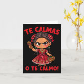 Happy Mthers Day Mexican Spanish Mama The Calmas O Karte (Gelbe Blume)