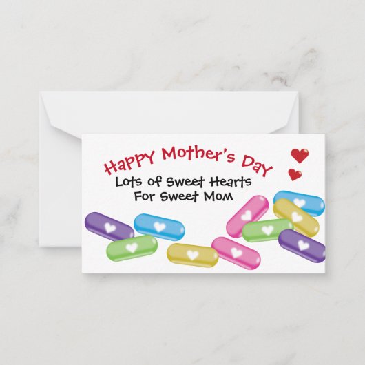 Happy Mthers Day Note Card Mitteilungskarte (Vorderseite)