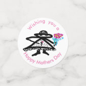 Happy Mthers Day Party Konfetti (Klein Vorderseite)